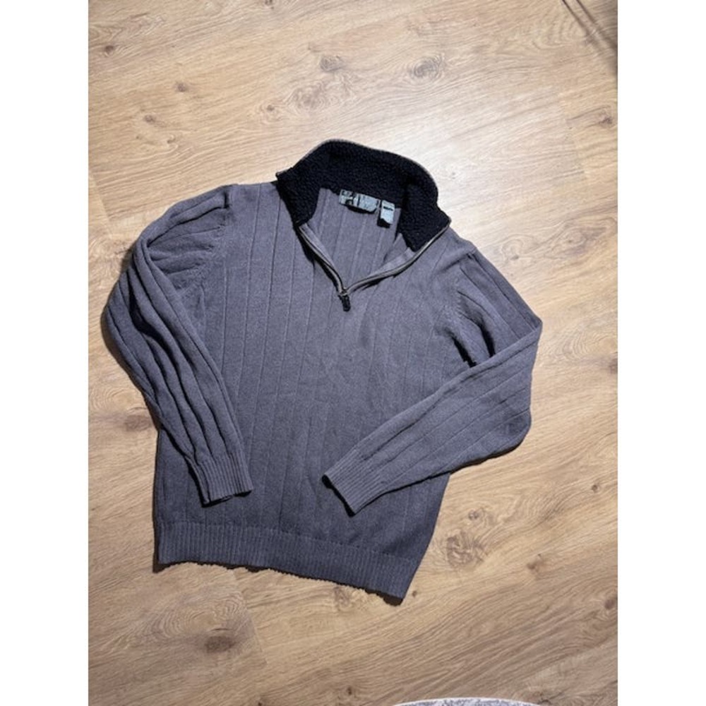 OSCAR DE LARENTA Mens 1/4 Zip Sweater  Large